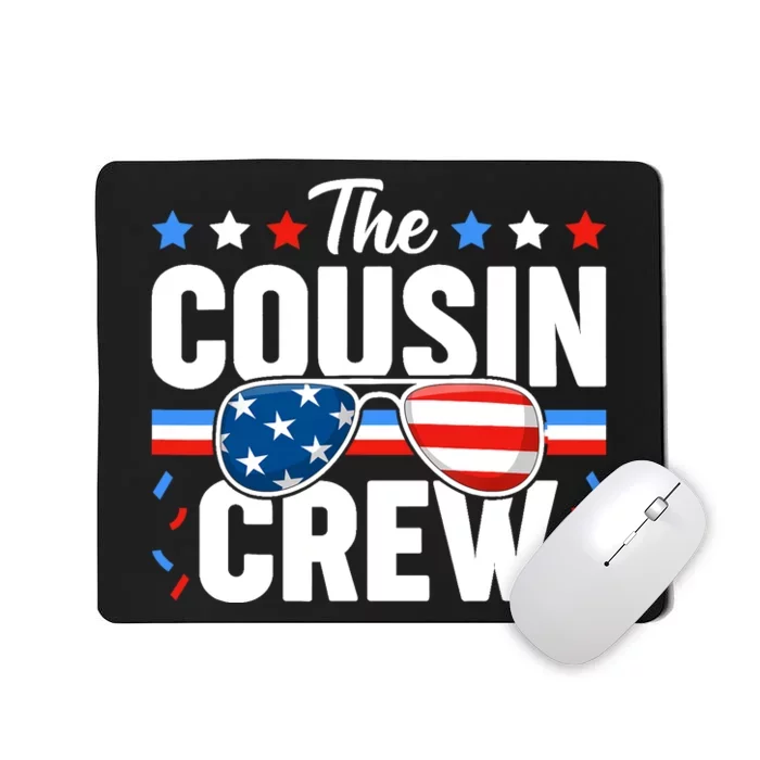 Cousin Crew 4th of July Patriotic American Family Matching Mousepad