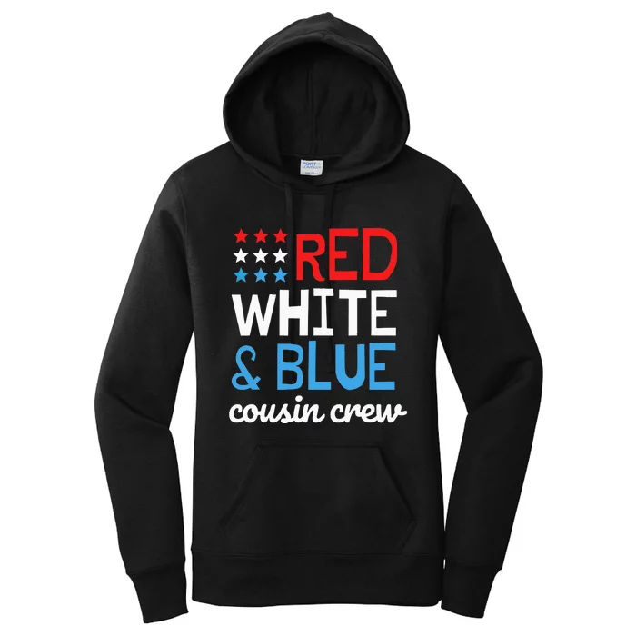 Cousin Crew 4th Fourth of July Patriotic Family Matching Women's Pullover Hoodie