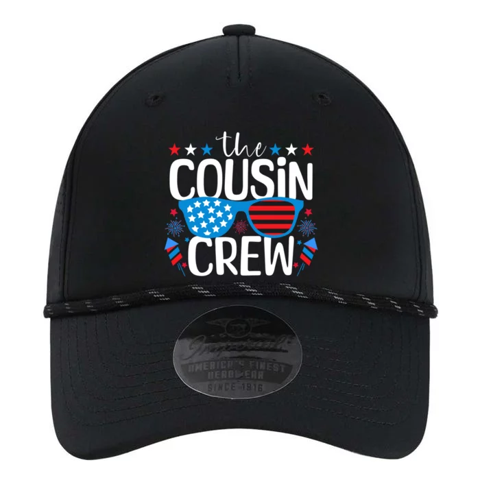 Cousin Crew 4th Of July Patriotic American Family Matching Gift Performance The Dyno Cap