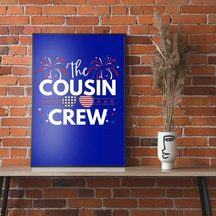 Cousin Crew 4th Of July Family Matching Patriotic American Gift Poster