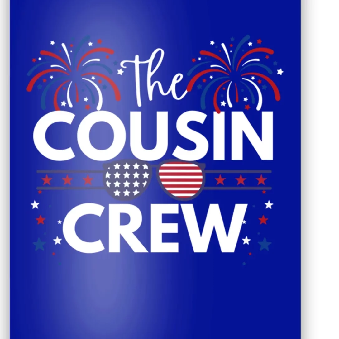 Cousin Crew 4th Of July Family Matching Patriotic American Gift Poster