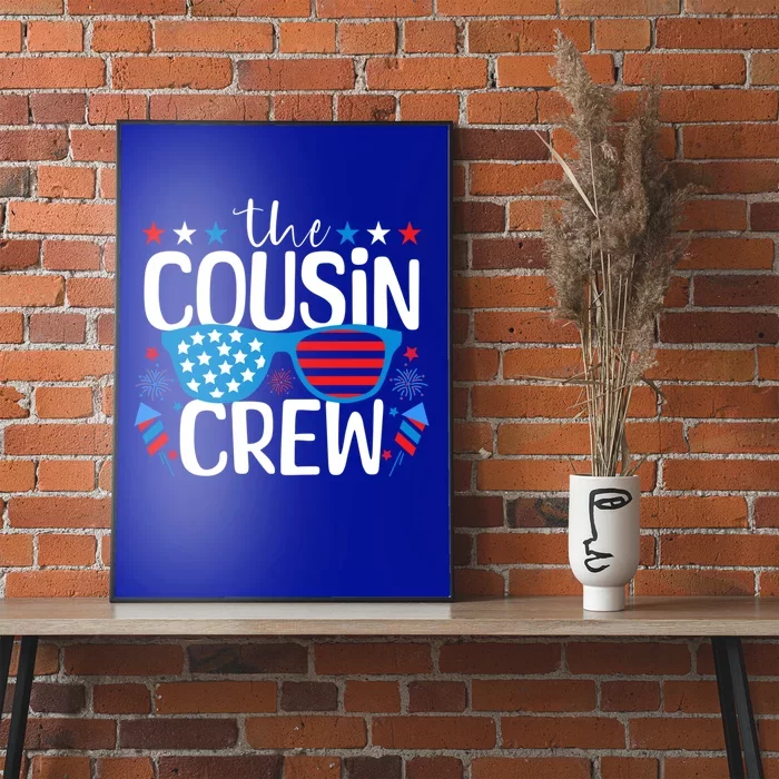 Cousin Crew 4th Of July Patriotic American Family Matching Gift Poster