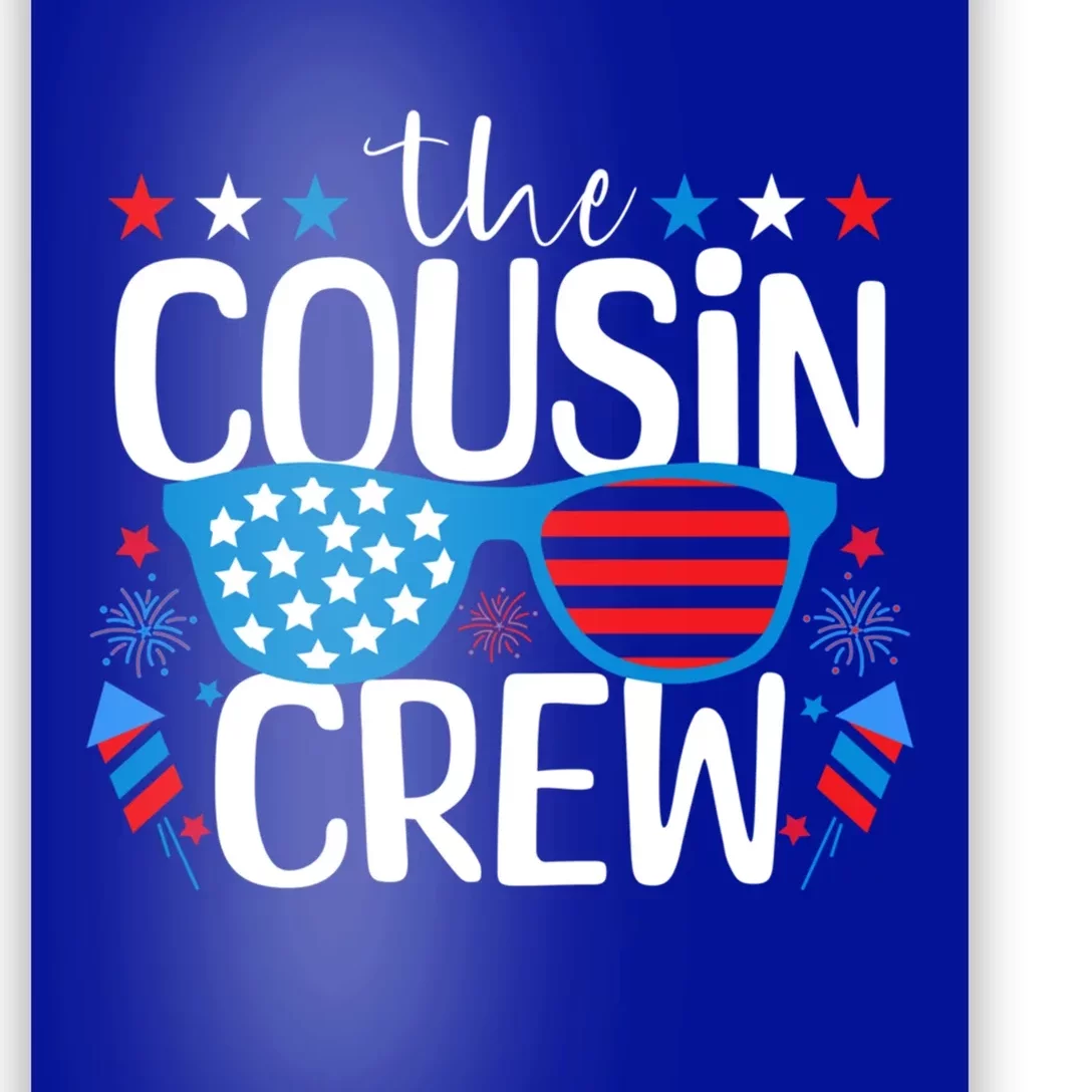 Cousin Crew 4th Of July Patriotic American Family Matching Gift Poster