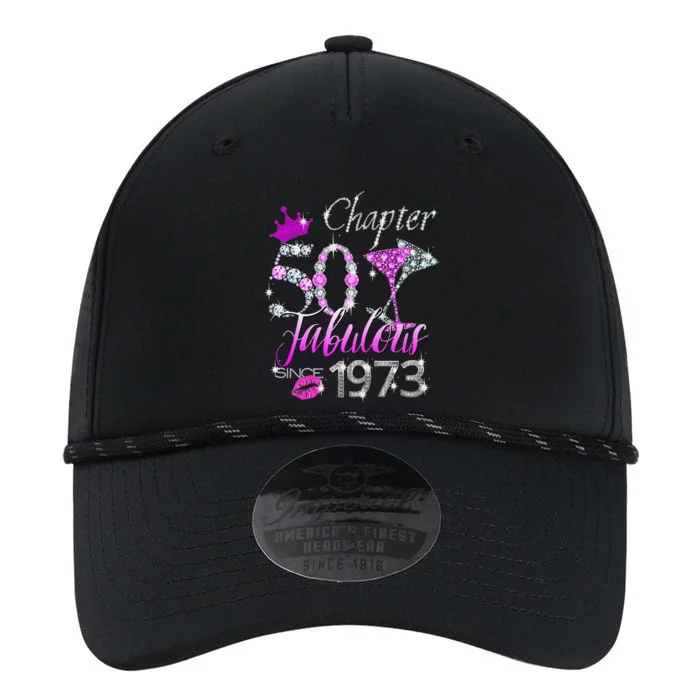 Cute Chapter 50 EST 1973 50Th Birthday Gift For Womens Performance The Dyno Cap