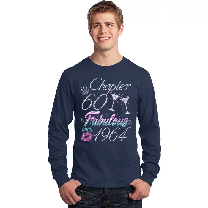 Cute Chapter 60th Birthday Fabulous Since 1964 Tall Long Sleeve T-Shirt