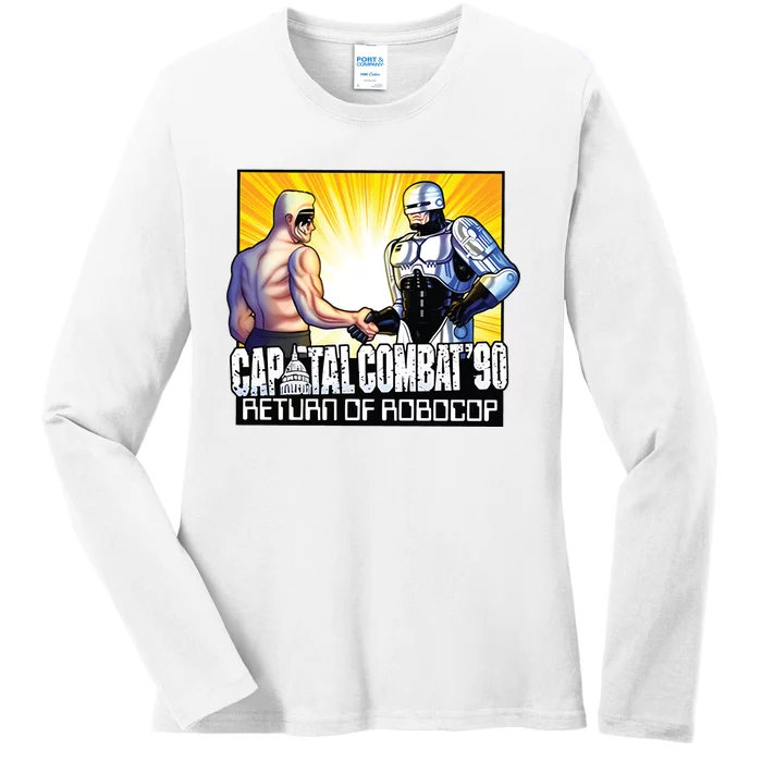 Capital Combat 90 Return Of Robocop Ladies Long Sleeve Shirt