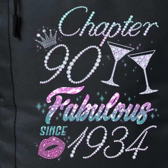 Cute Chapter 90th Birthday Fabulous Since 1934 Daily Commute Backpack