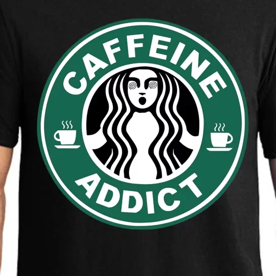 Coffee Caffeine Addict Funny Parody Meme Pajama Set