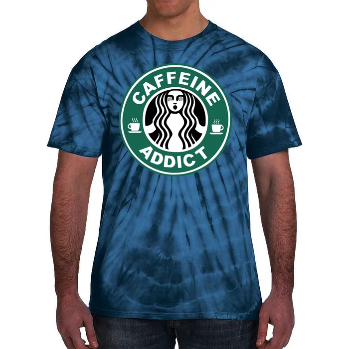 Coffee Caffeine Addict Funny Parody Meme Tie-Dye T-Shirt