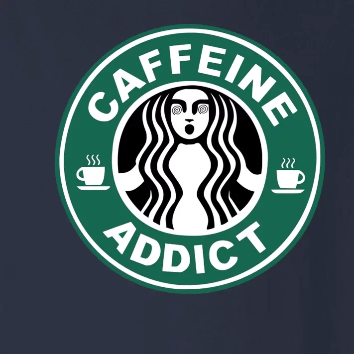 Coffee Caffeine Addict Funny Parody Meme Toddler Long Sleeve Shirt