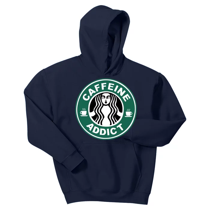 Coffee Caffeine Addict Funny Parody Meme Kids Hoodie