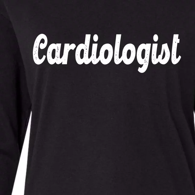 Cardiologist Womens Cotton Relaxed Long Sleeve T-Shirt