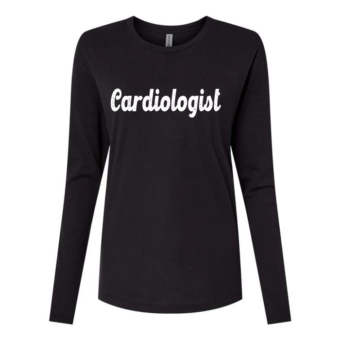 Cardiologist Womens Cotton Relaxed Long Sleeve T-Shirt