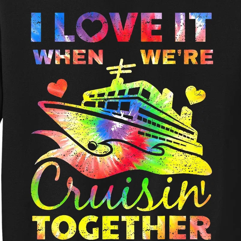 Cool Cruise Art Wo Cruise Ship Couple Family Vacation Sweatshirt