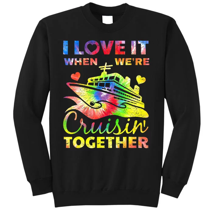 Cool Cruise Art Wo Cruise Ship Couple Family Vacation Sweatshirt