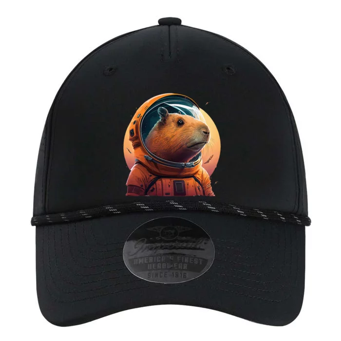 Capybara Cute and Capybara Astronaut in the space Performance The Dyno Cap