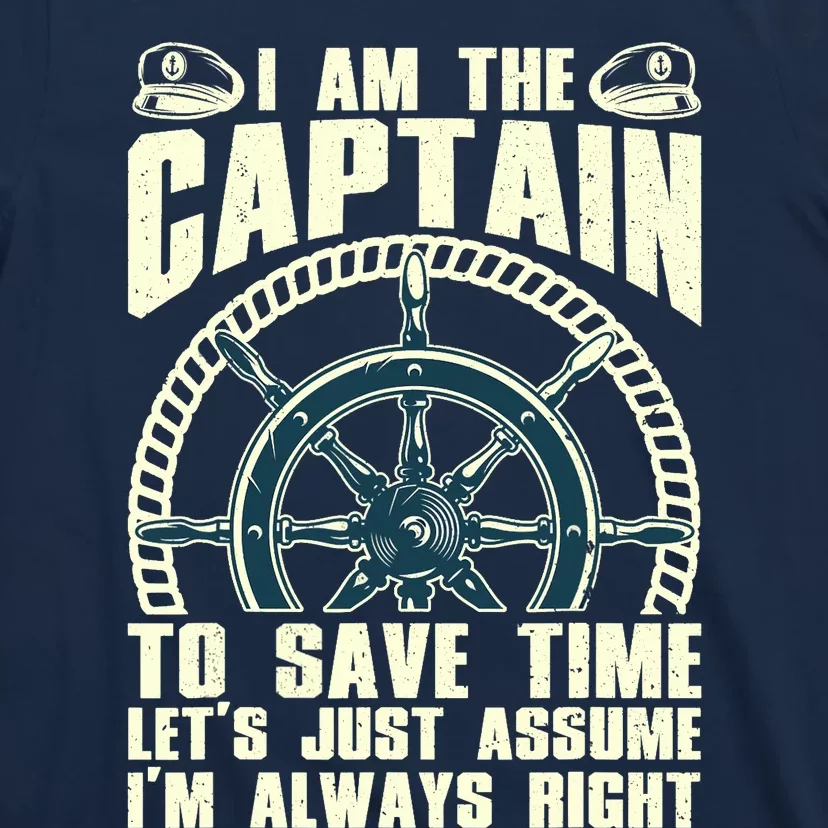 Cool Captain Art For Wo Boat First Mate Ship Boating T-Shirt