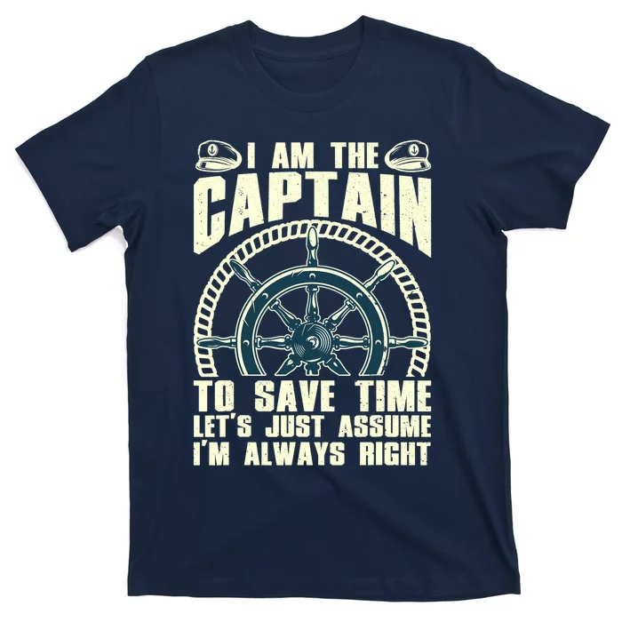 Cool Captain Art For Wo Boat First Mate Ship Boating T-Shirt