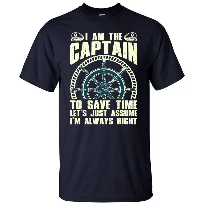 Cool Captain Art For Wo Boat First Mate Ship Boating Tall T-Shirt