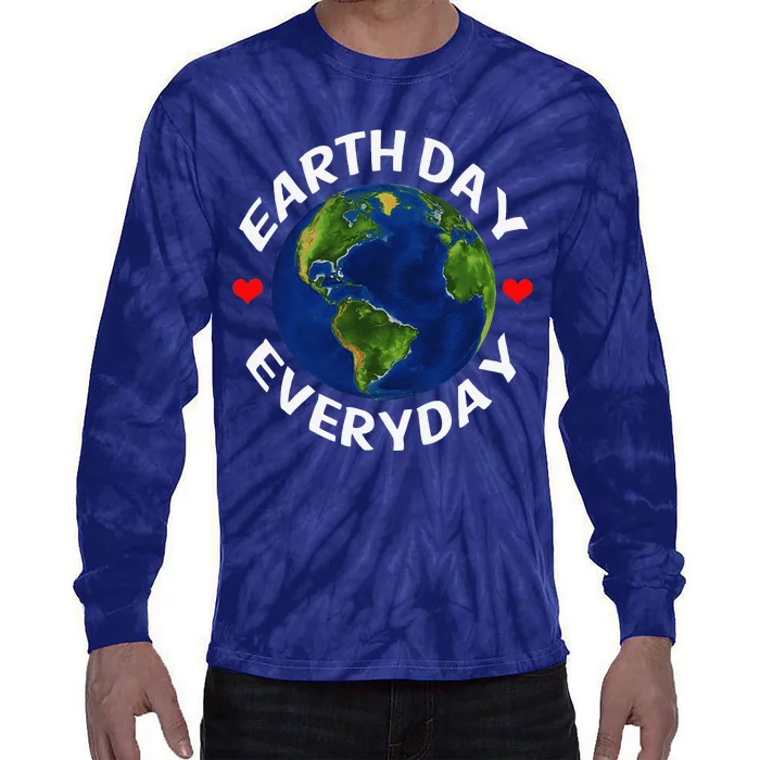 Climate Change Activism Earth Day Environmental Funny Tie-Dye Long Sleeve Shirt