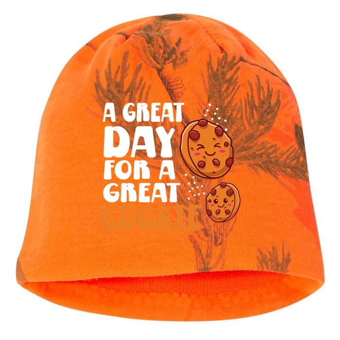 Chocolate Chip A Great Day For A Great Cookie Gift Kati - Camo Knit Beanie