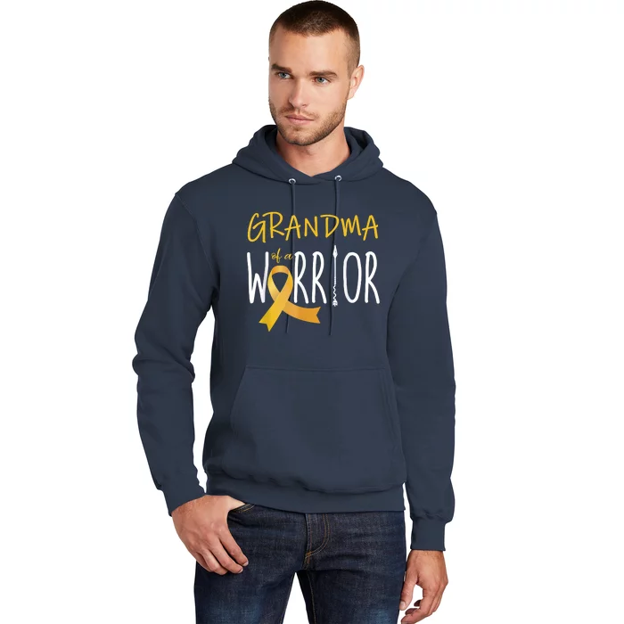 Childhood Cancer Awareness Grandma Of A Warrior Hoodie