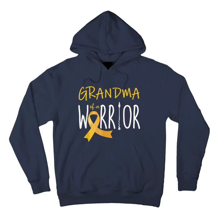 Childhood Cancer Awareness Grandma Of A Warrior Hoodie