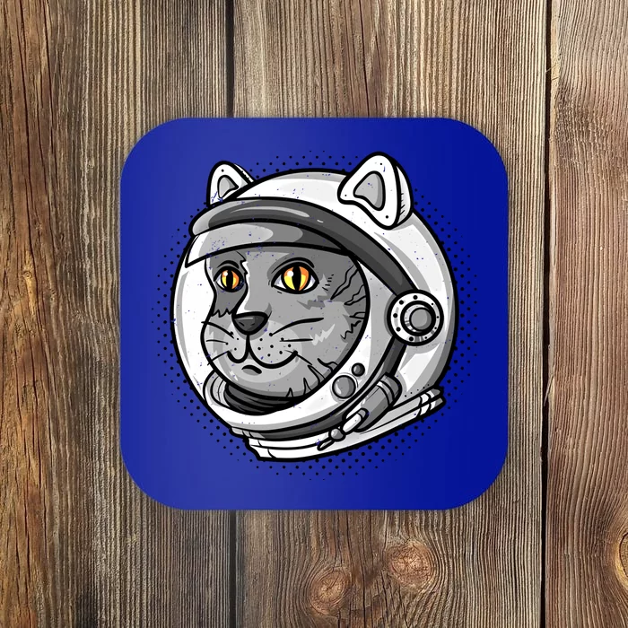 Catronaut Cat Astronaut Cat Space Graphic Gift Coaster