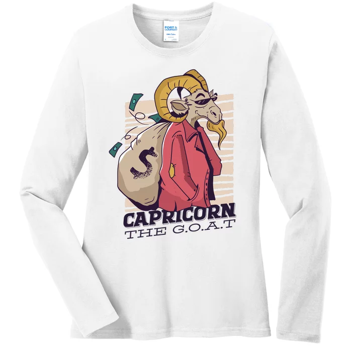 Capricorn Ladies Long Sleeve Shirt