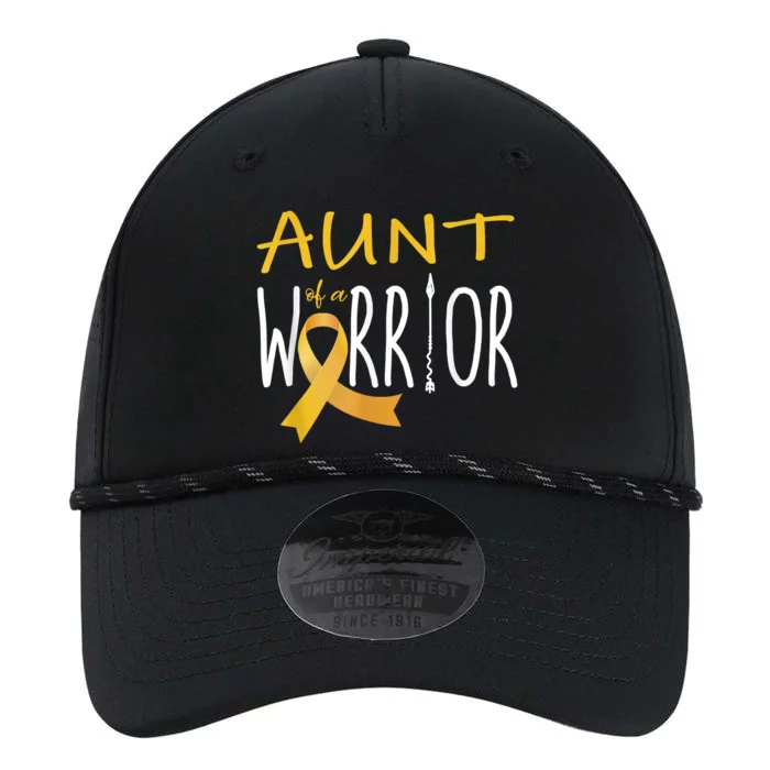 Childhood Cancer Awareness Aunt Of A Warrior Performance The Dyno Cap