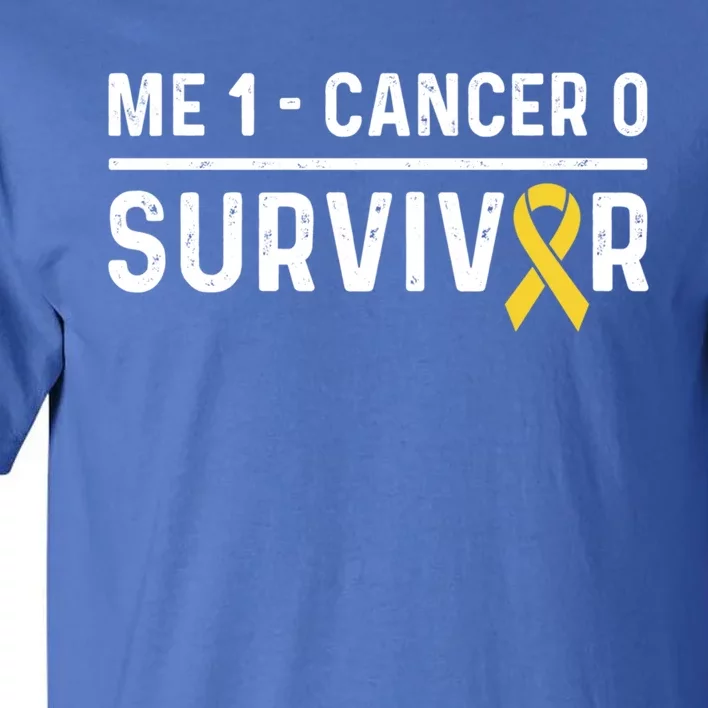 Childhood Cancer Awareness Ribbon Survivor Remission Cool Gift Tall T-Shirt