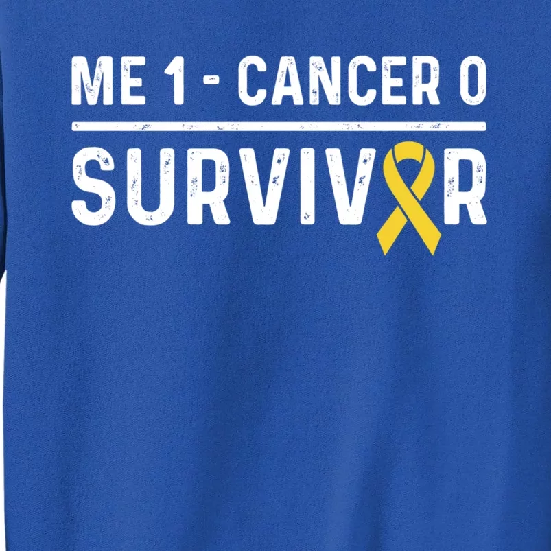 Childhood Cancer Awareness Ribbon Survivor Remission Cool Gift Tall Sweatshirt