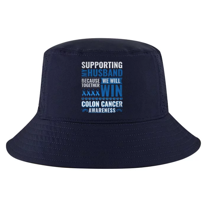 Colon Cancer Awareness Colonoscopy Support Husband Gift Funny Gift Cool Comfort Performance Bucket Hat