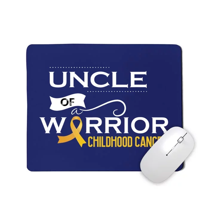 Childhood Cancer Awareness Uncle Of A Warrior Mousepad