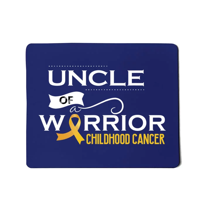 Childhood Cancer Awareness Uncle Of A Warrior Mousepad