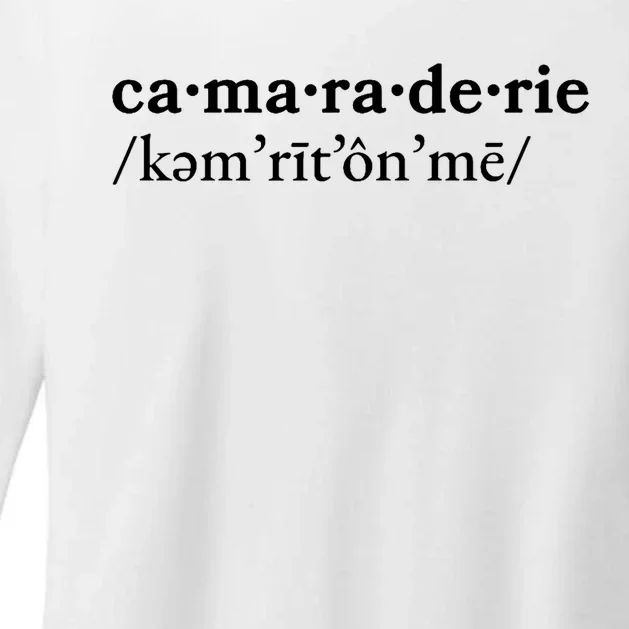 Camaraderie Womens CVC Long Sleeve Shirt