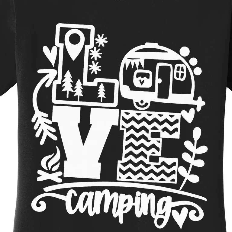 Camping Camping Apparel funny holiday vacation Women's T-Shirt