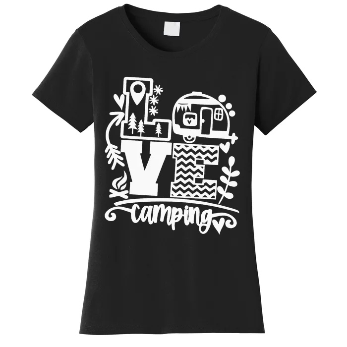 Camping Camping Apparel funny holiday vacation Women's T-Shirt