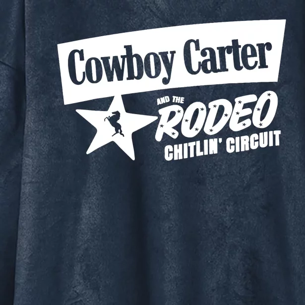 Cowboy Carter And The Rodeo Chitlin Circuit Funny Hooded Wearable Blanket