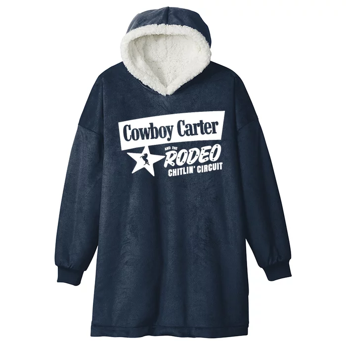 Cowboy Carter And The Rodeo Chitlin Circuit Funny Hooded Wearable Blanket