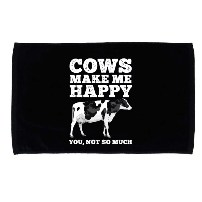 Cool Cow Art For Men Women Cow Farmer Dairy Cows Farm Animal Microfiber Hand Towel