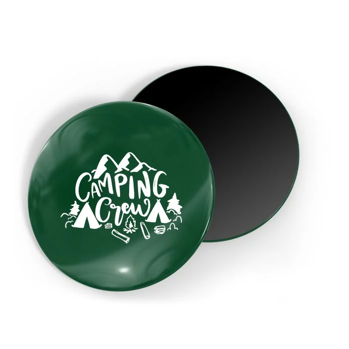 Camping Crew Adventure Mountain Magnet