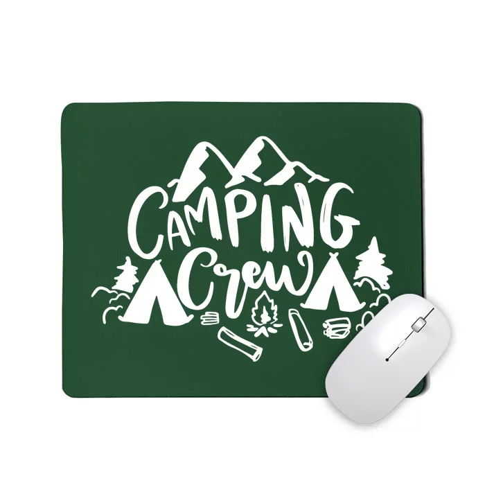 Camping Crew Adventure Mountain Mousepad