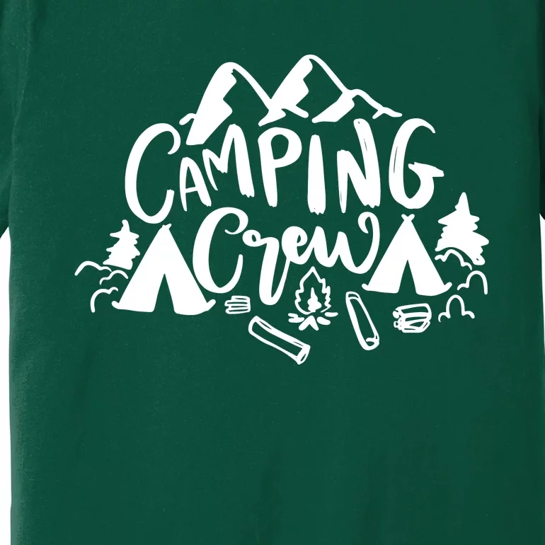 Camping Crew Adventure Mountain Premium T-Shirt