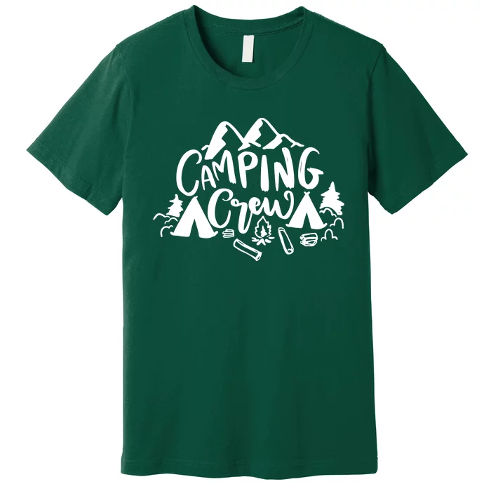 Camping Crew Adventure Mountain Premium T-Shirt