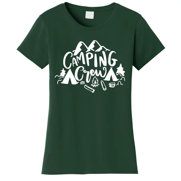 Camping Crew Adventure Mountain Women's T-Shirt