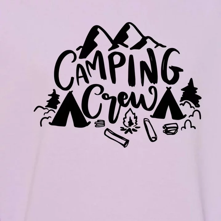 Camping Crew Adventure Mountain Garment-Dyed Sweatshirt