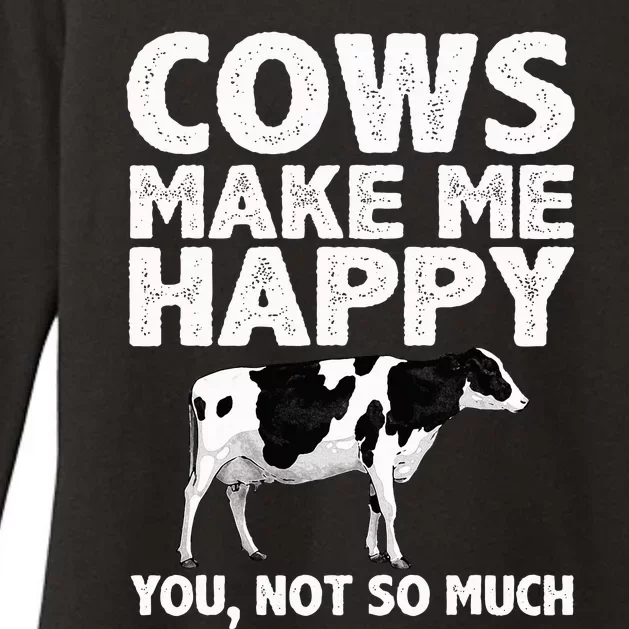 Cool Cow Art For  Cow Farmer Dairy Cows Farm Animal Womens CVC Long Sleeve Shirt