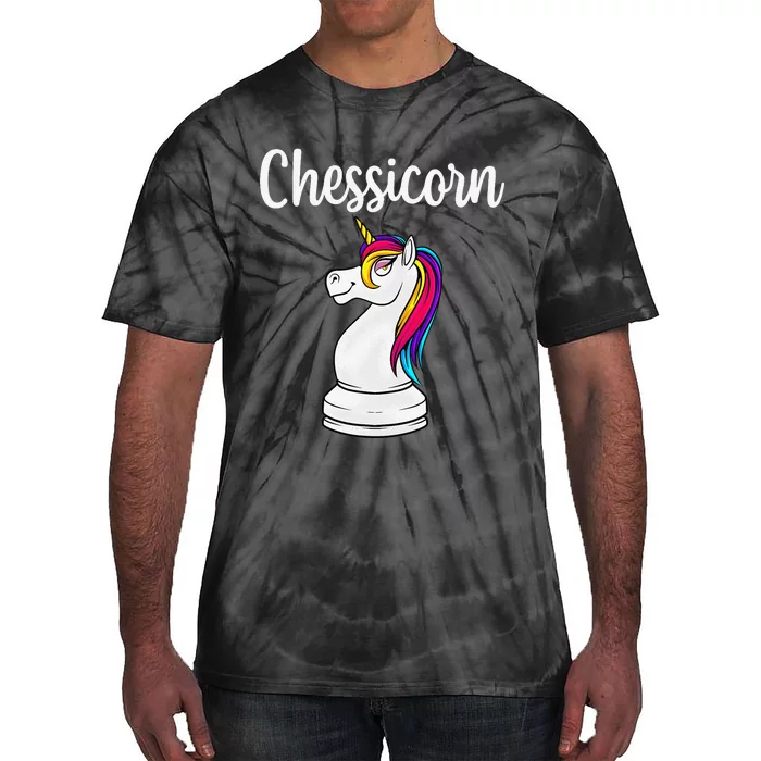 Cute Chess Art For Chess Lover Chess Player Tie-Dye T-Shirt