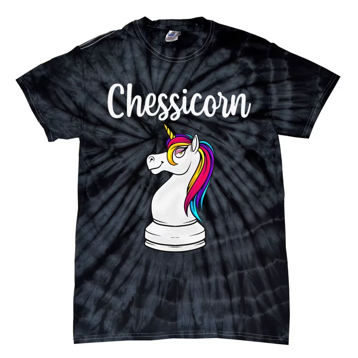 Cute Chess Art For Chess Lover Chess Player Tie-Dye T-Shirt